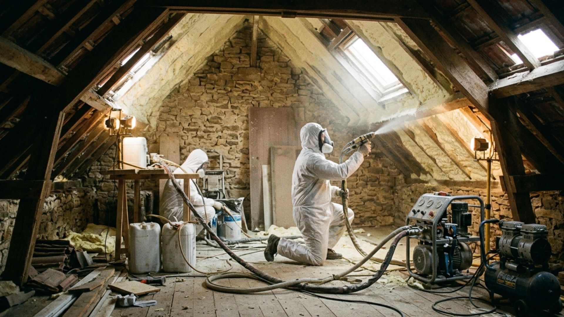 Faut-il une autorisation pour isoler par mousse polyuréthane projetée ?